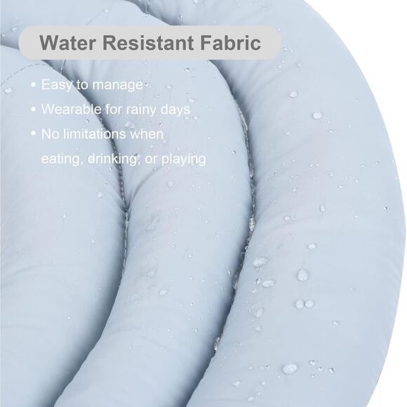 POP DUCK Dog Cone – XL Blue Soft Recovery Collar, Alternative After Surgery - Picture 4 of 8